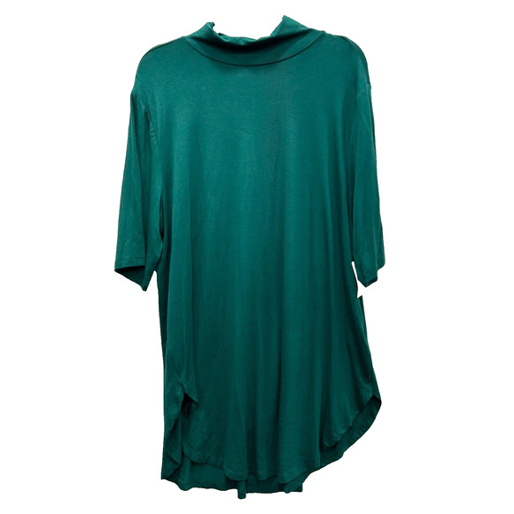 NWT Torrid Women's K Green Garden Super Soft Elbow Sleeve Tunic T-Shirt Size 2X - Picture 1 of 8